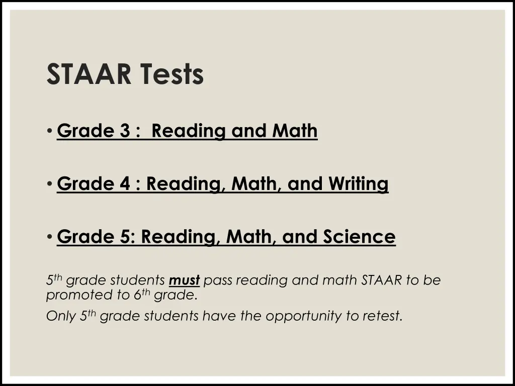 staar tests