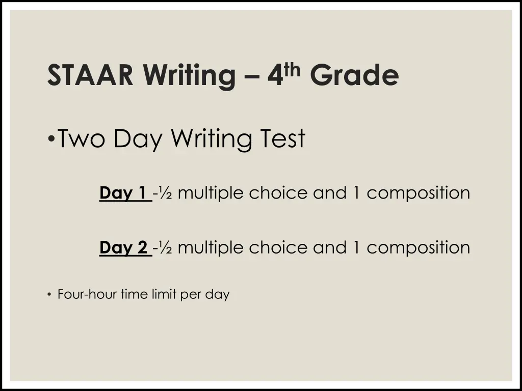 staar writing 4 th grade 1