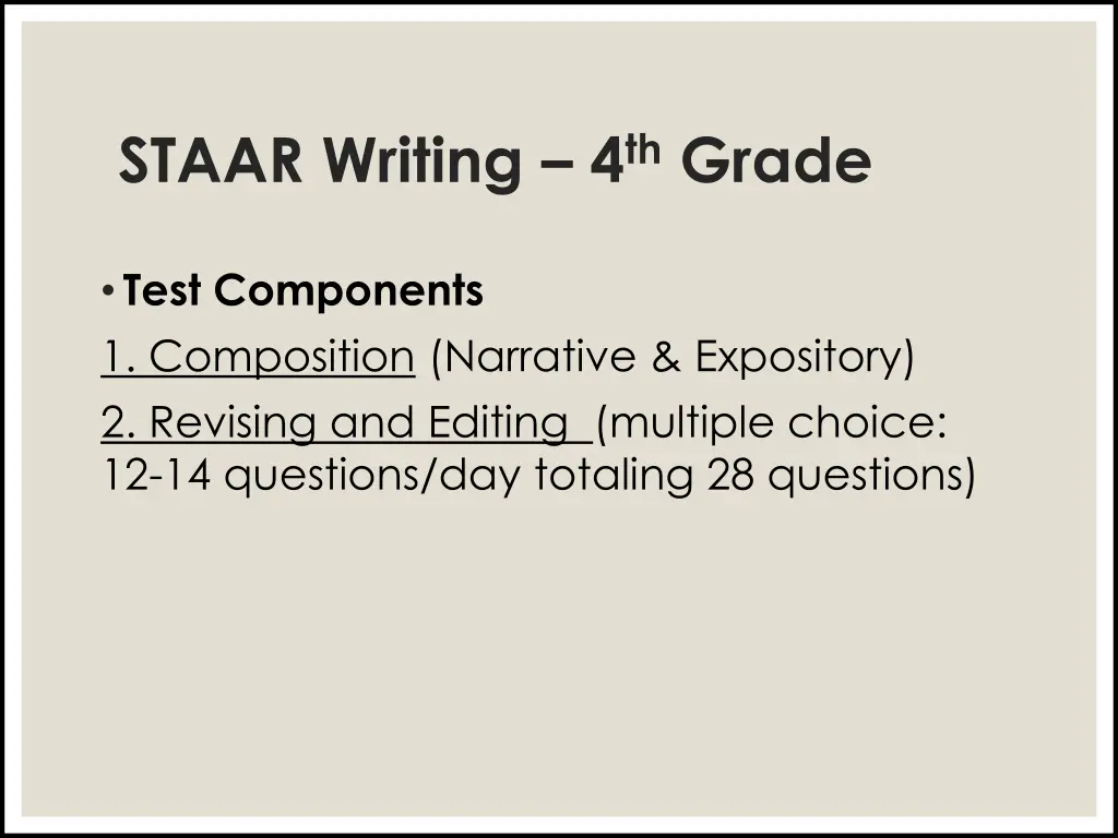 staar writing 4 th grade 2