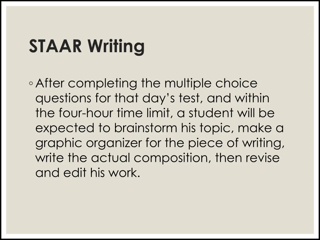 staar writing