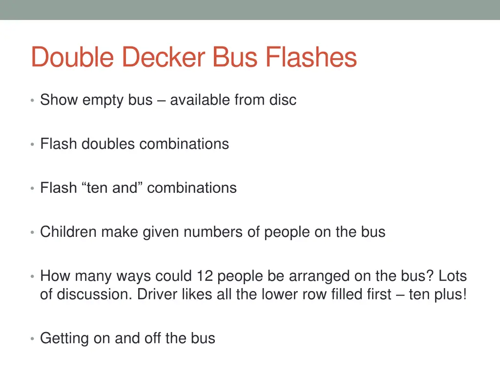 double decker bus flashes