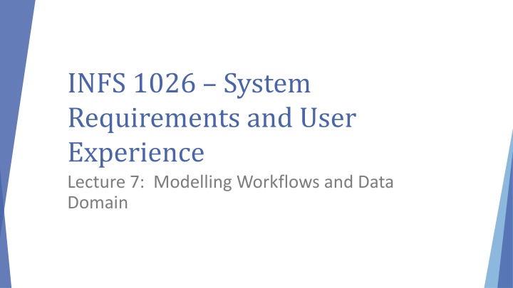 infs 1026 system requirements and user experience