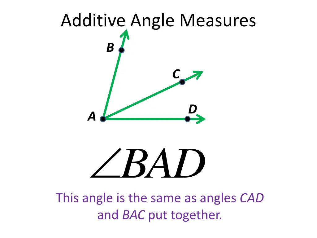 additive angle measures 10