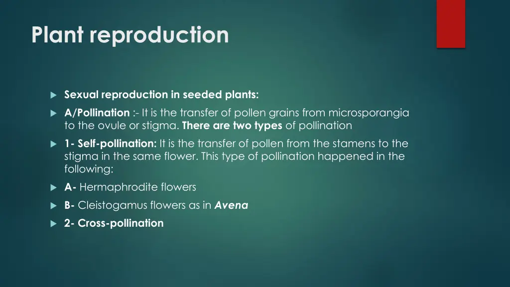 plant reproduction