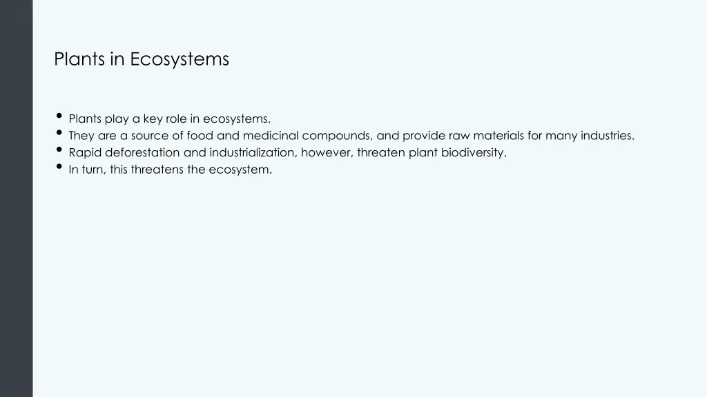 plants in ecosystems