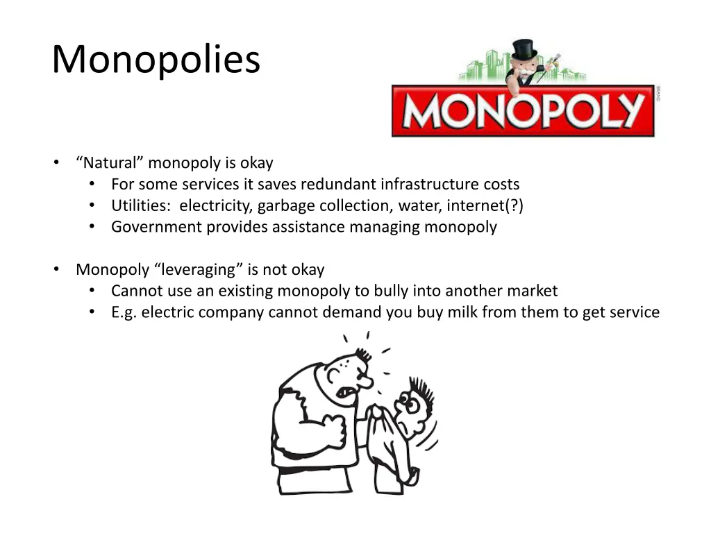 monopolies