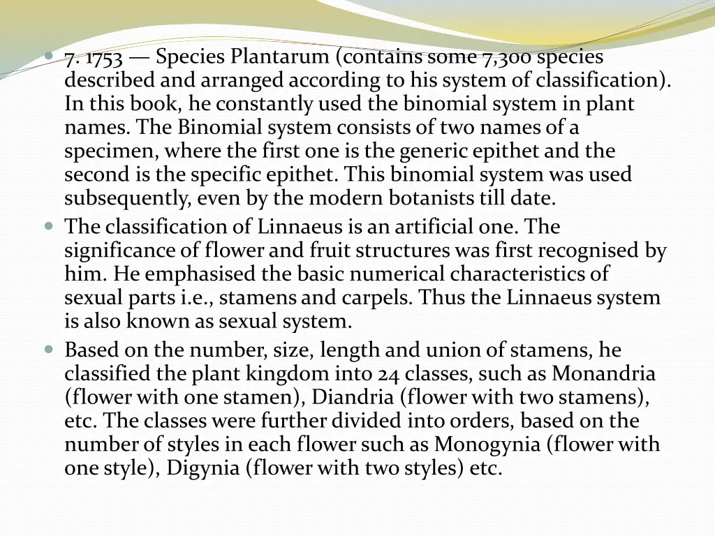 7 1753 species plantarum contains some