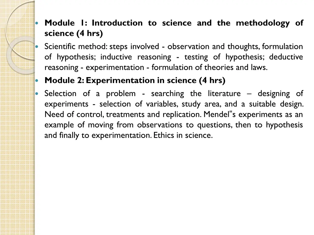 module 1 introduction to science