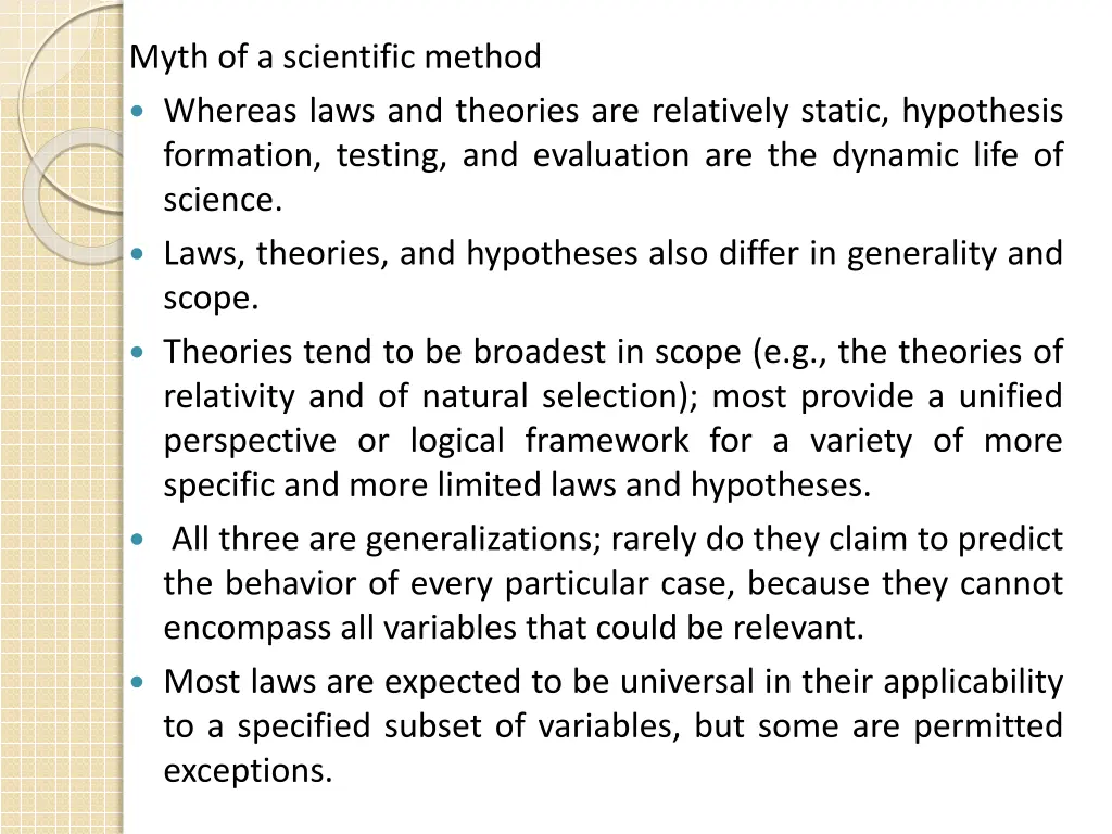 myth of a scientific method 2