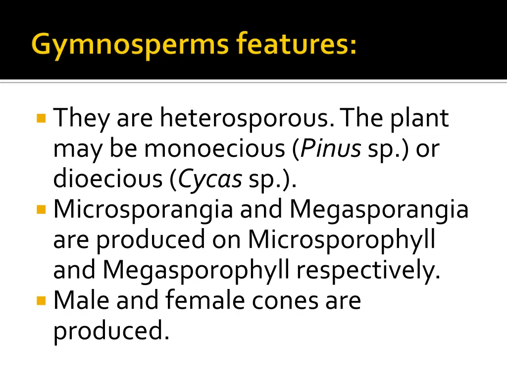 they are heterosporous the plant