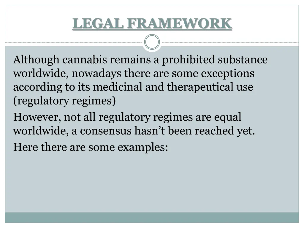 legal framework