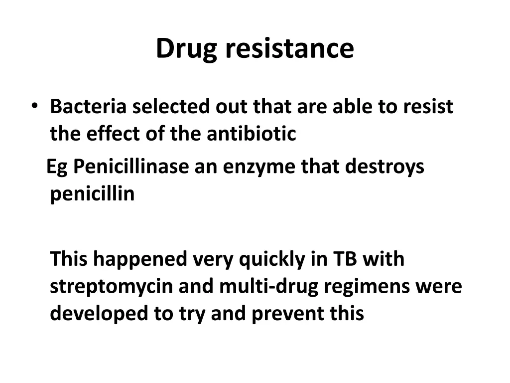 drug resistance