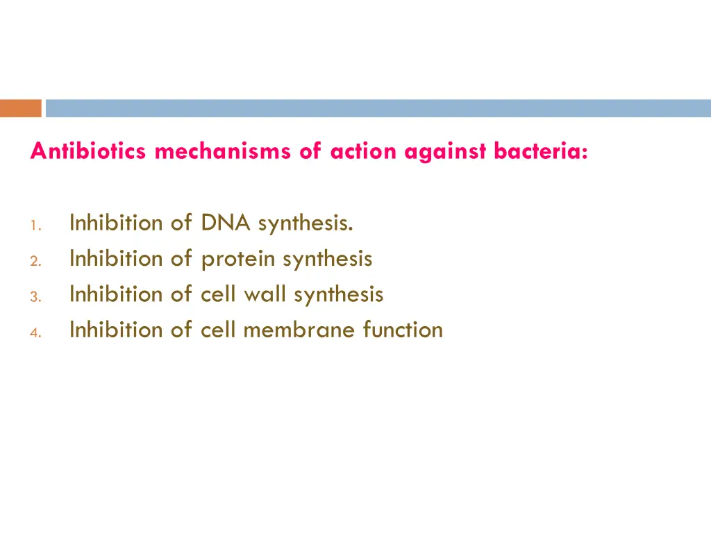 antibiotics mechanisms of action against bacteria