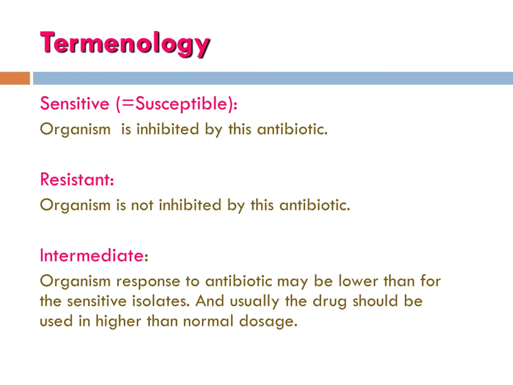 termenology