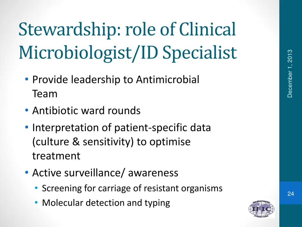 stewardship role of clinical microbiologist