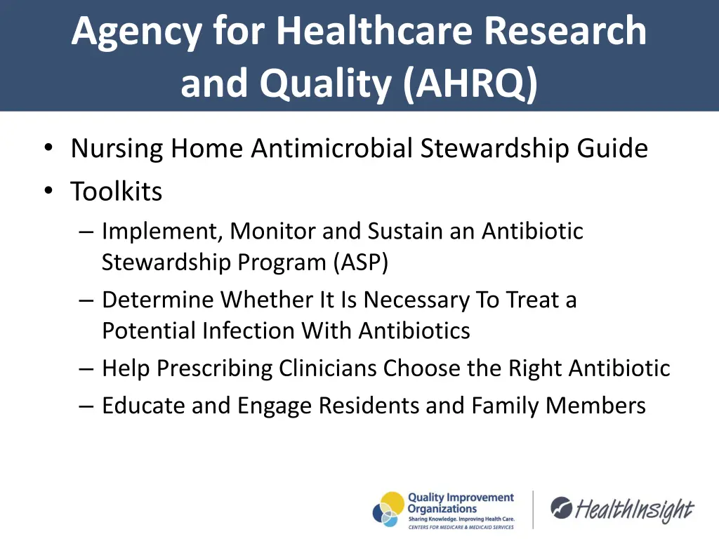 agency for healthcare research and quality ahrq