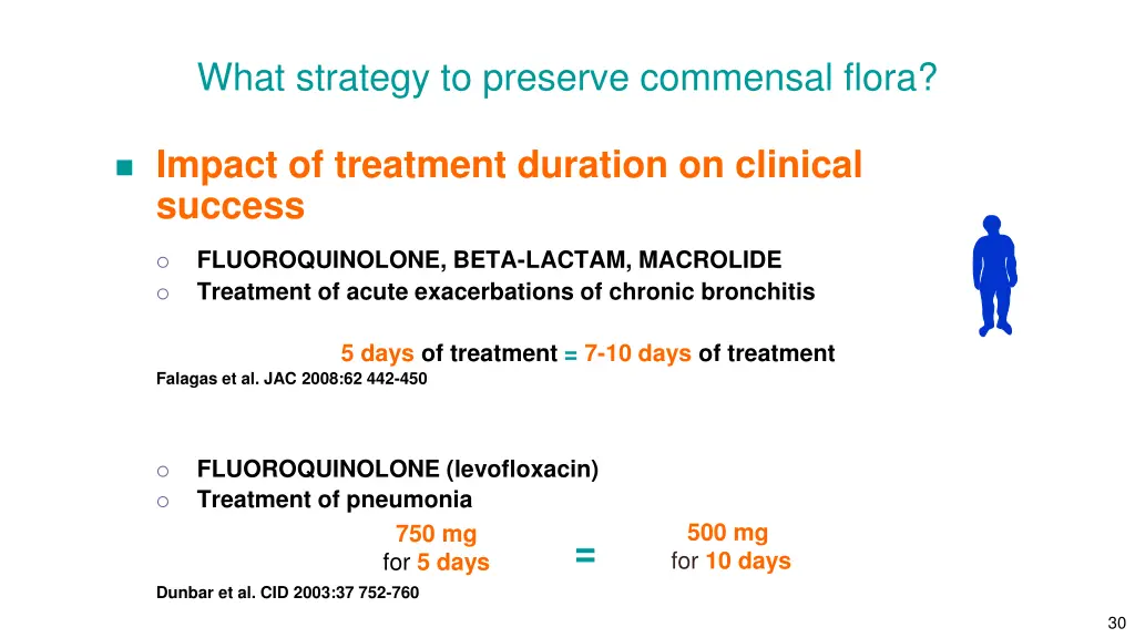 what strategy to preserve commensal flora 2