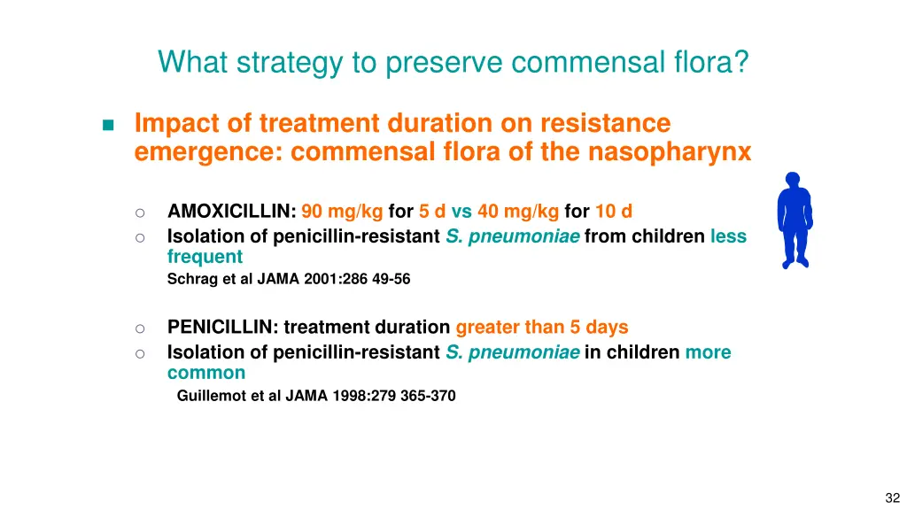 what strategy to preserve commensal flora 4