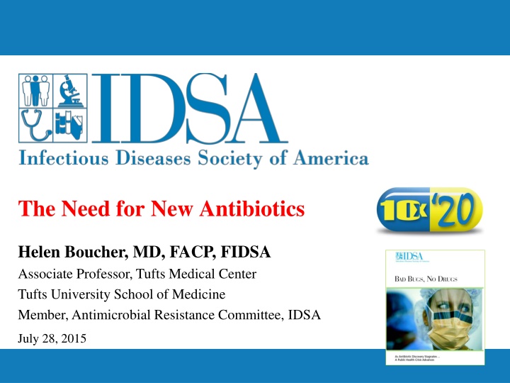 the need for new antibiotics