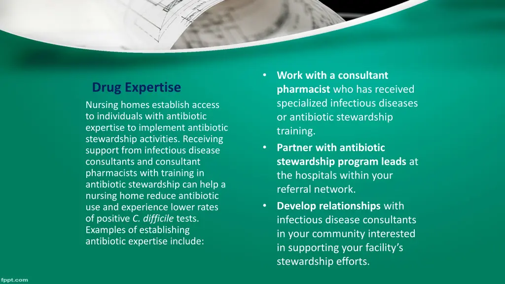 work with a consultant pharmacist