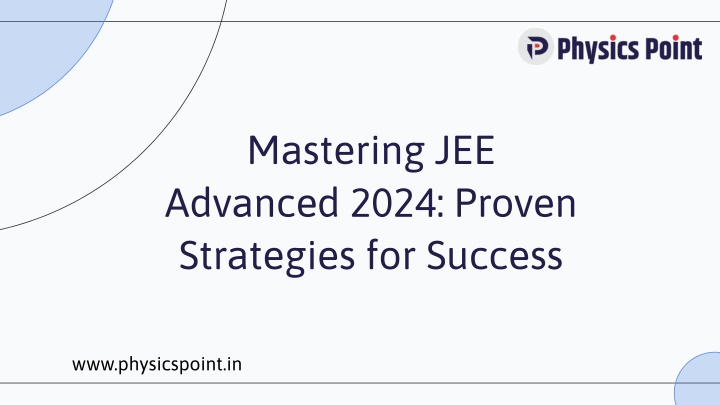 mastering jee advanced 2024 proven strategies