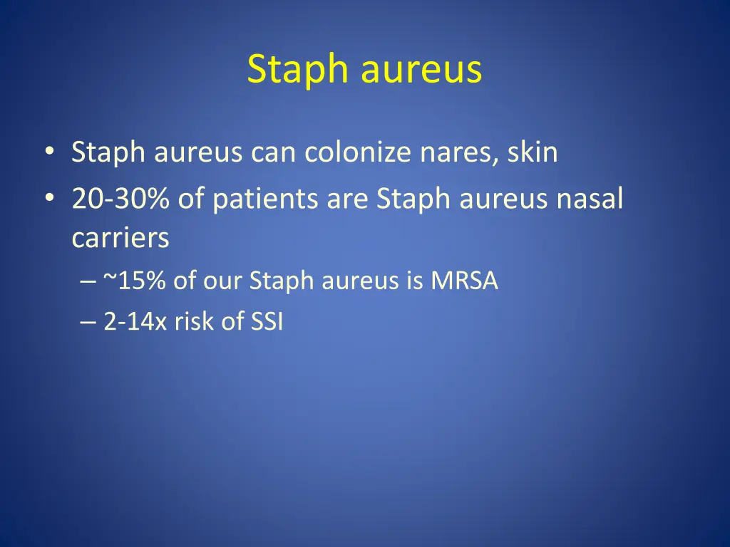 staph aureus