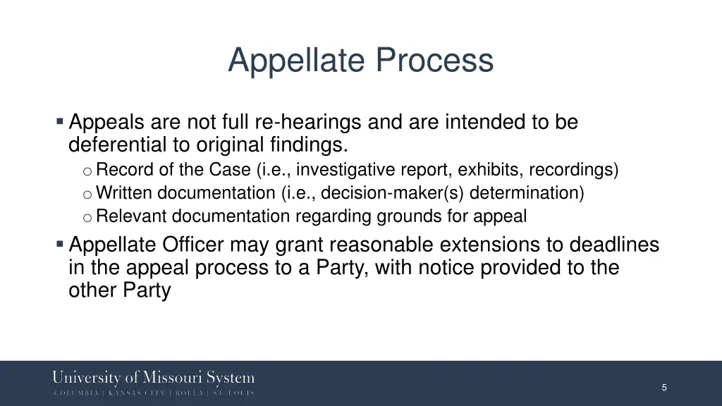 appellate process