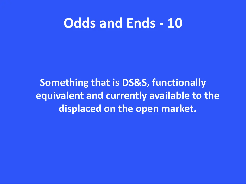 odds and ends 10