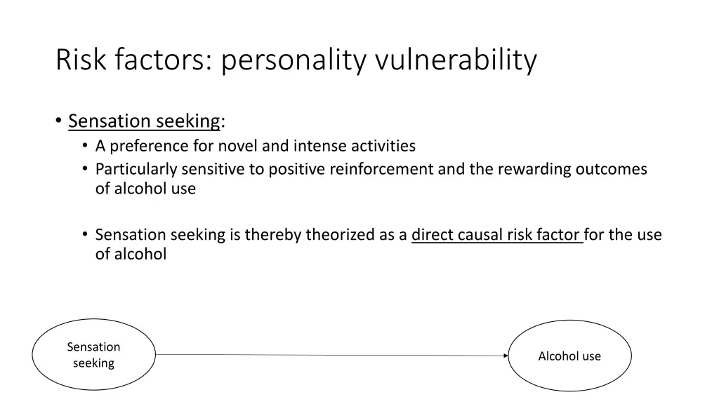 risk factors personality vulnerability