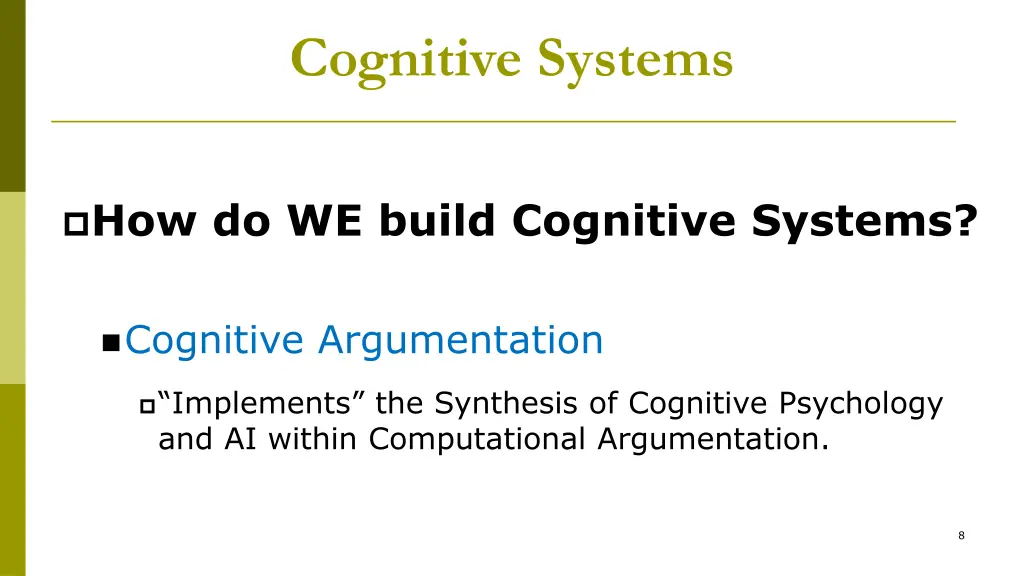 cognitive systems 3