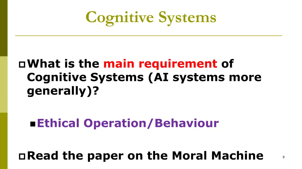 cognitive systems 4