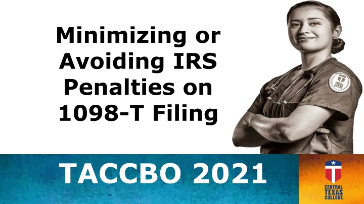 minimizing or avoiding irs penalties on 1098