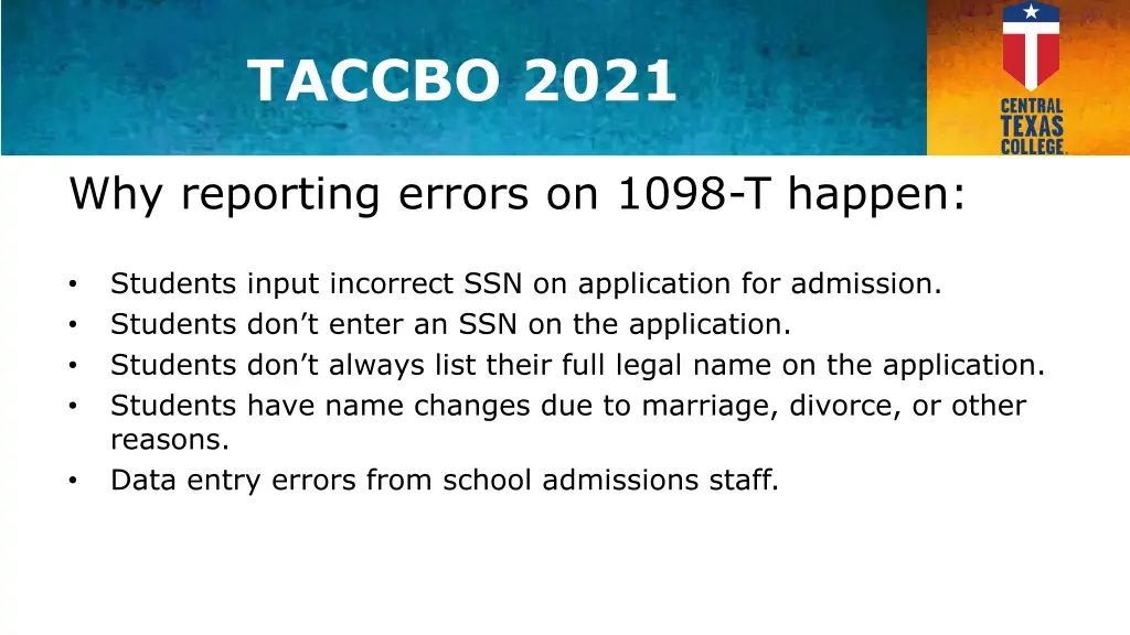 taccbo 2021 2