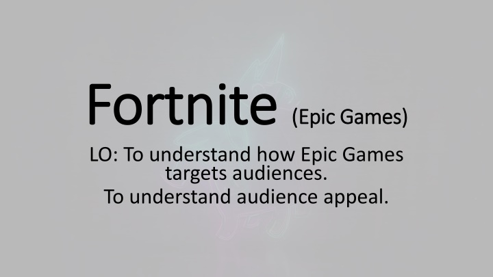 fortnite fortnite epic games lo to understand