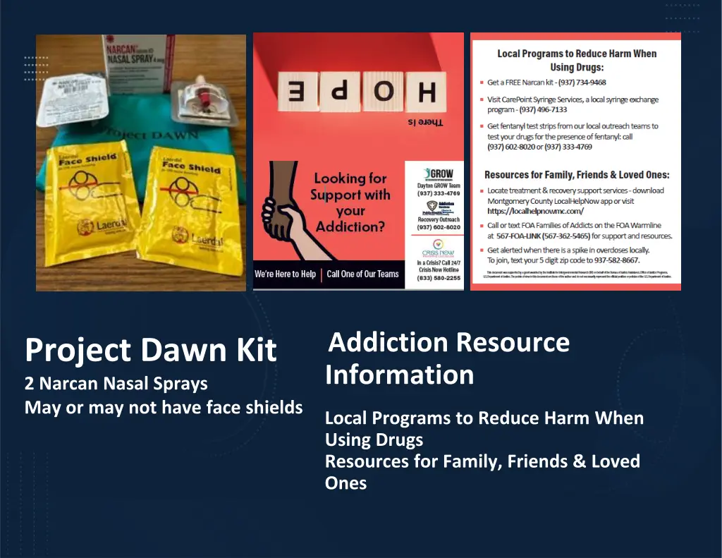 addiction resource information