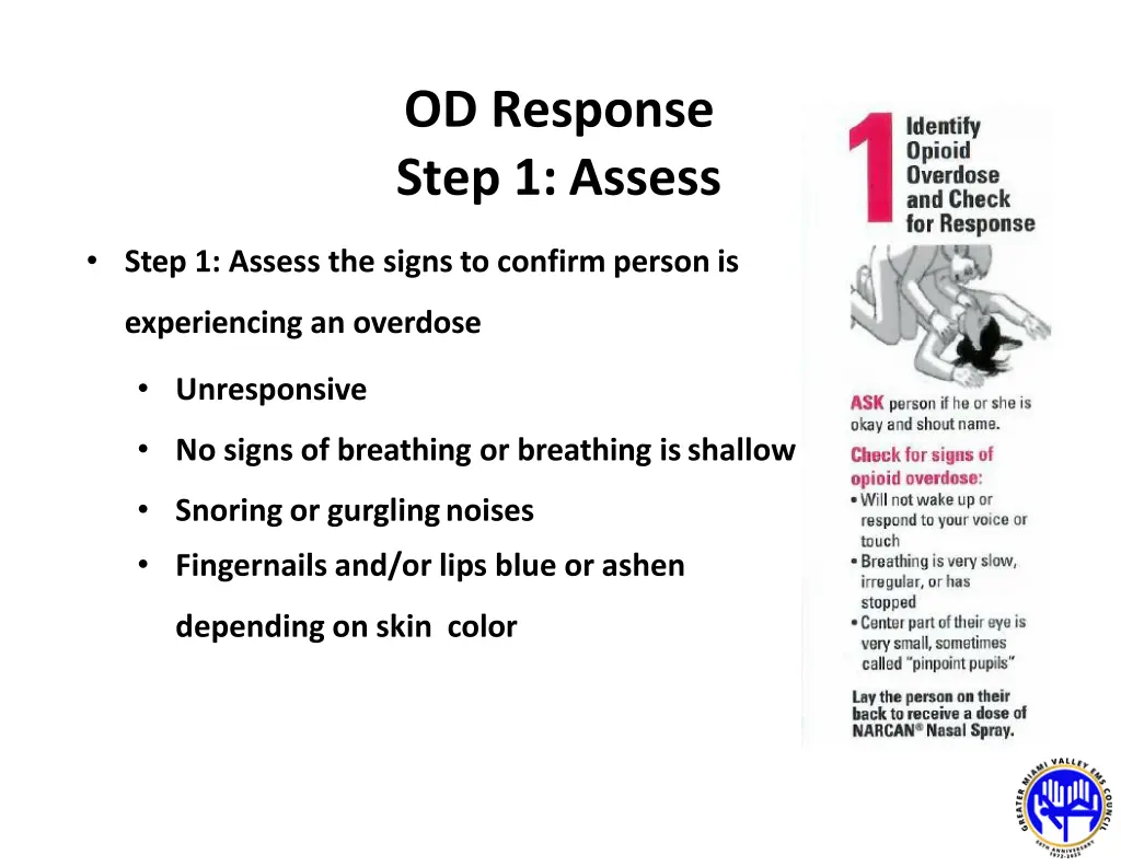 od response step 1 assess