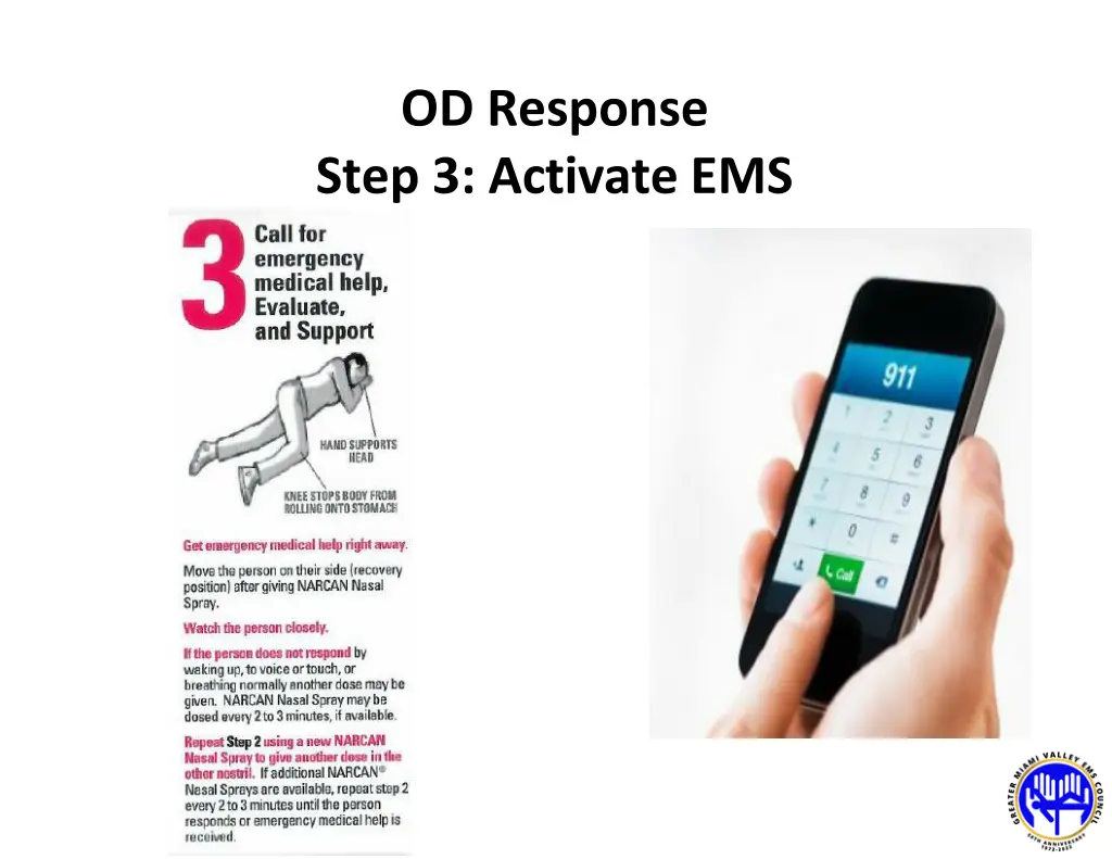 od response step 3 activate ems