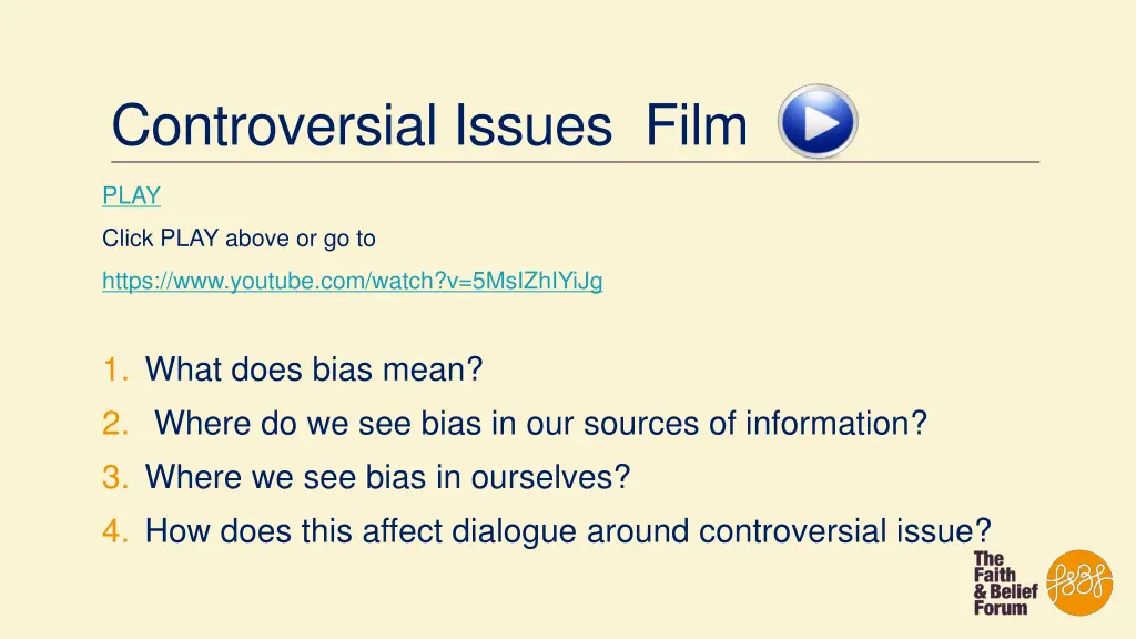 controversial issues film