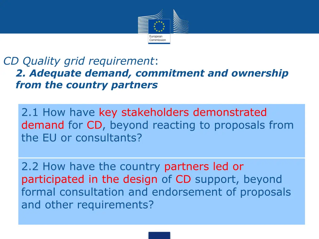 cd quality grid requirement 2 adequate demand