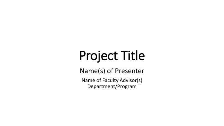 project title project title