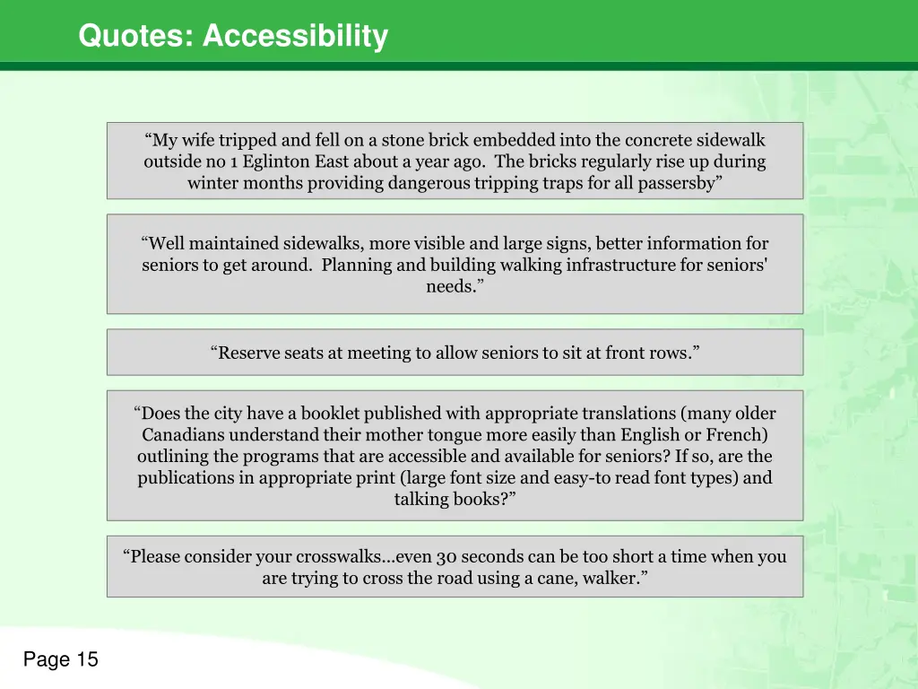 quotes accessibility