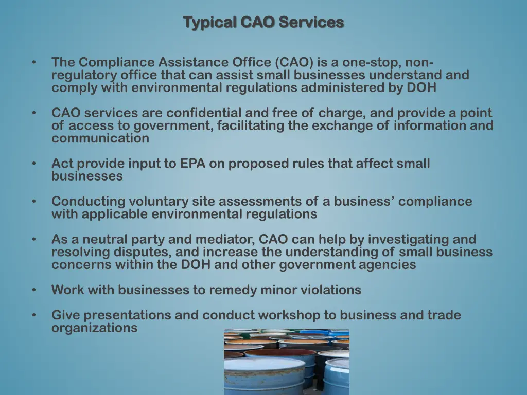 typical cao typical cao services