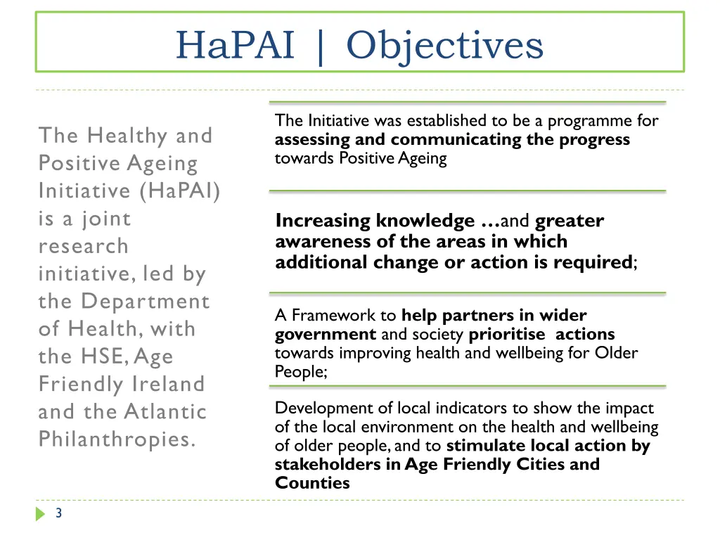 hapai objectives