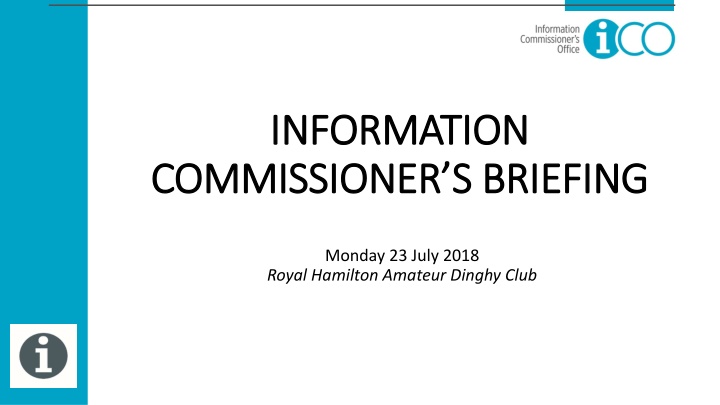 information information commissioner s briefing