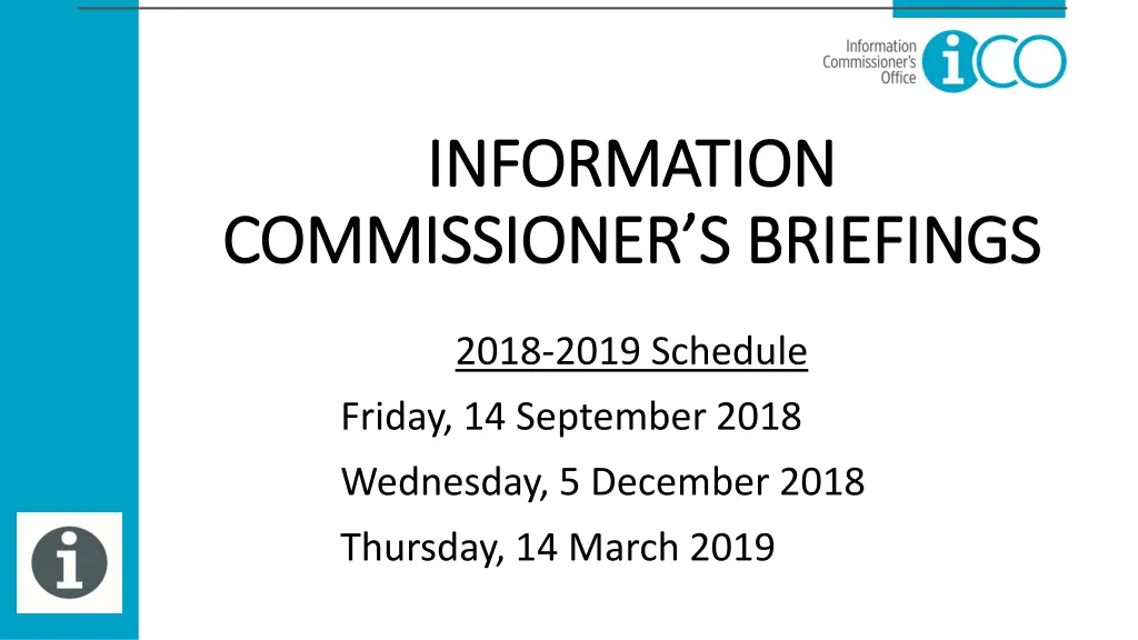 information information commissioner s briefings