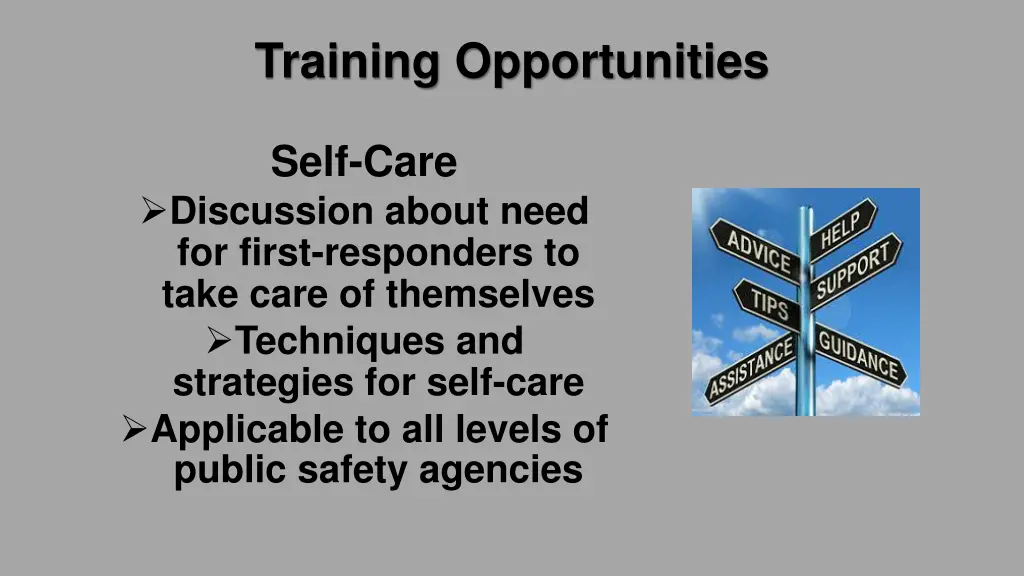 training opportunities 2