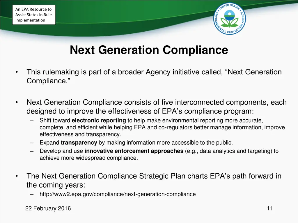 an epa resource to assist states in rule 8