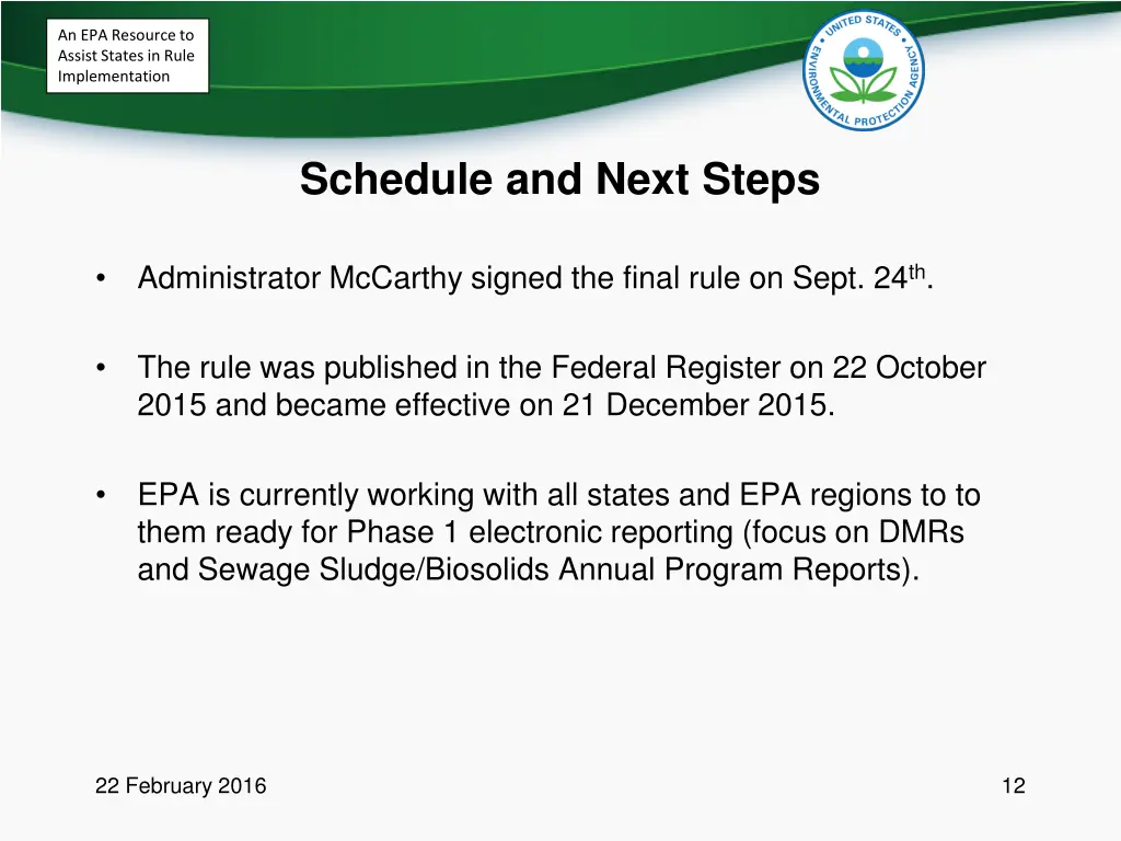 an epa resource to assist states in rule 9