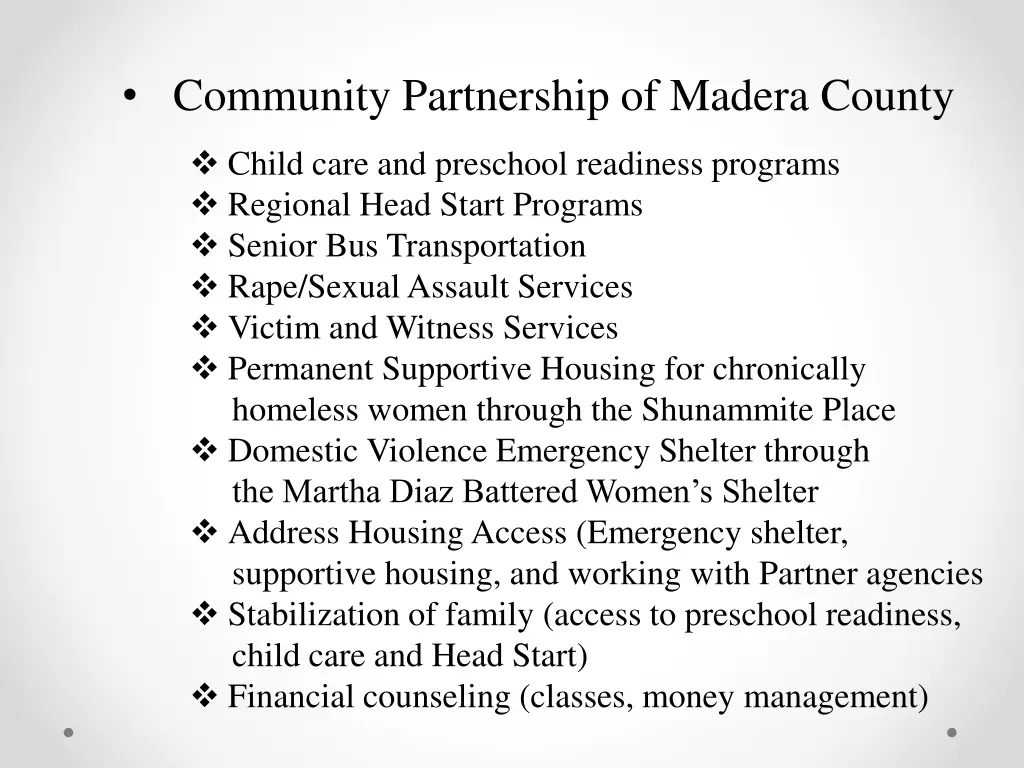 community partnership of madera county