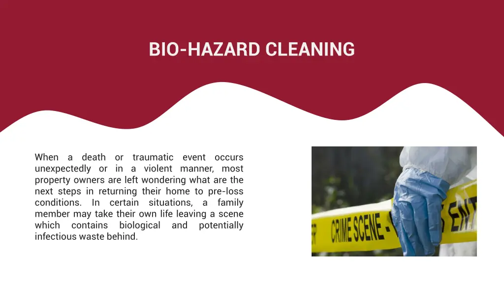 bio hazard cleaning